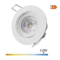 Inbyggt spotlight EDM 31651 Downlight F 5 W 380 lm (6400 K)