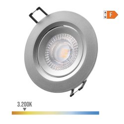 Inbyggt spotlight EDM 31654 Downlight F 5 W 380 lm 3200 Lm (3200