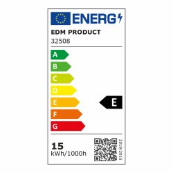 Taklampa EDM 32508 Polymer 15 W 16 W 78 w 29 x 6 cm (4000 K)
