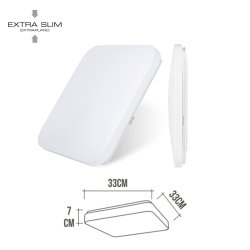 Inflld taklampa/vgglampa med LED EDM 32524 F 18 W 82 W 1260 Lm