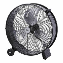 Golvflkt EDM Svart 180 W  60 cm industriell