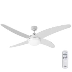 Takflkt med belysning EDM 33806 Caspio Vit 60 W