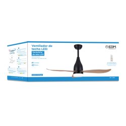 Takflkt med belysning EDM 33815 Kattegat Svart 15 W 18 W 2190 L