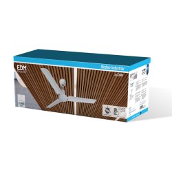 Takflkt EDM 33981 Vit 60 W  140 cm industriell