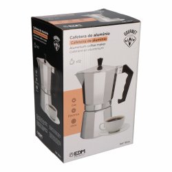 Italiensk Kaffepanna EDM Aluminium 12 Csszk