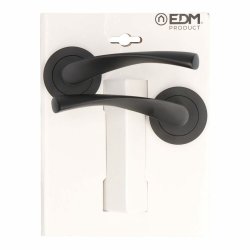 uppsttning handtag EDM 86033 707 Aluminium  6,5 x 12 cm