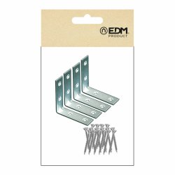 Stll fyrkantigt EDM 86086 an02 Stl 8 x 8 x 1,5 cm 4 antal