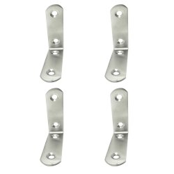 Stll fyrkantigt EDM 86092 an24 Rostfritt stl 6 x 6 x 1,9 cm 4