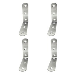 Stll fyrkantigt EDM 86093 an24 Rostfritt stl 8 x 8 x 1,9 cm 4