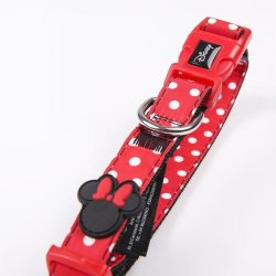 Hundhalsband Minnie Mouse XXS/XS Rd