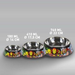 Hundmatare Marvel Melamin 180 ml Rd Metall