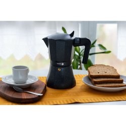 Italiensk Kaffepanna Fagor Svart Aluminium 12 Csszk