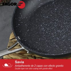 Stekpanna Fagor Savia Smitt aluminium Silvrig  26 cm