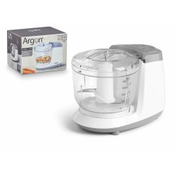 Kttkvarn Argon Vit Gr Transparent Silvrig Rostfritt stl Plast