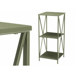 Bokhylla Gift Decor Grn Metall 33 x 33 x 75 cm