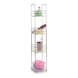 Badrumshyllor Berilo W4870 Transparent Silvrig