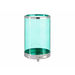 Ljusstakar Gift Decor SW120613B Bl Silvrig Silver Metall Glas 1