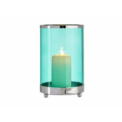 Ljusstakar Gift Decor SW120613B Bl Silvrig Silver Metall Glas 1