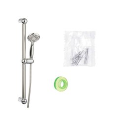 Duschset Berilo 168 Vit Silvrig Metall