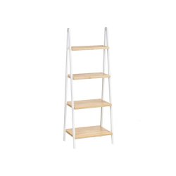 Badrumshyllor Berilo WR5504-4-426 Vit Naturell 40 x 109,3 x 30 c