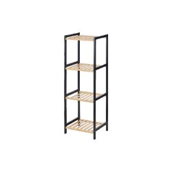 Badrumshyllor Berilo WR5503-4-459 Svart Naturell 35 x 30 x 100 c