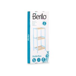 Badrumshyllor Berilo WR5503-3-467 Bl Naturell 35 x 30 x 70 cm