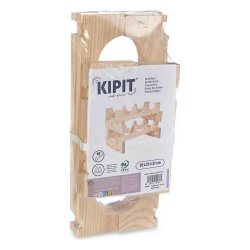 Flaskstll Kipit GL6G Naturell 36,5 x 21 x 25 cm 6 flaskor