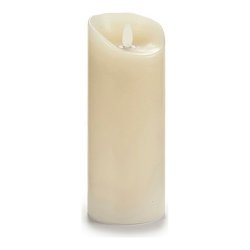 LED Ljus Krm Plast Vax 10 x 21,5 x 10 cm