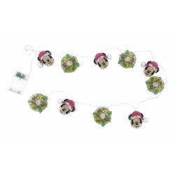 LED-krans Minnie Mouse Rosa 165 cm