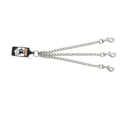Koppling fr 3-hundsledning Gloria 2mm x 25 cm