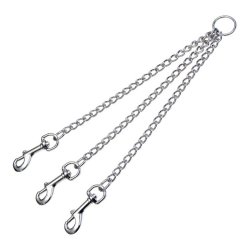 Koppling fr 3-hundsledning Gloria 2mm x 25 cm