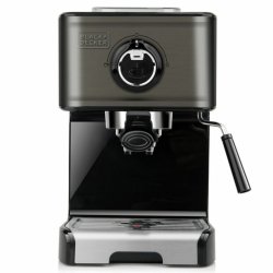 Manuell Espressobryggare Black & Decker ES9200010B Svart Silvrig