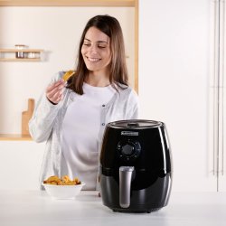 Luftfrits Black & Decker BXAF2500E Svart 1500 W 2,5 L