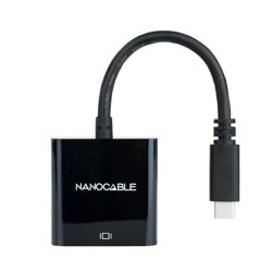 USB-C till HDMI Adapter NANOCABLE 10.16.4102-BK Svart 4K Ultra H