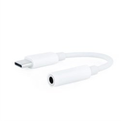 USB-C till Jack 3.5 mm Adapter NANOCABLE 10.24.1205-W Vit (1 ant