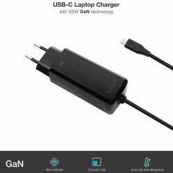 Laptopladdare TooQ TQLC-USBCGAN65PD-C 65 W