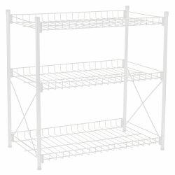 Bokhylla Confortime Metall Vit 52 x 34 x 55 cm (2 antal)