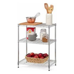 Bokhylla Confortime 3 niver Kromad (60 x 30 x 120 cm)