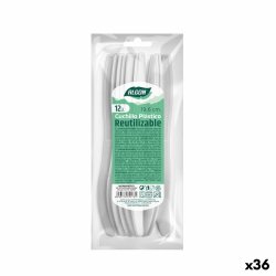 Knivset Algon teranvndningsbar Vit 36 antal 19,6 cm
