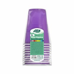 Set med teranvndbara glas Algon Fuchsia 48 antal 450 ml (10 De