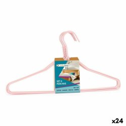 Kldhngarset Confortime Metall Plast 4 Delar (24 antal)