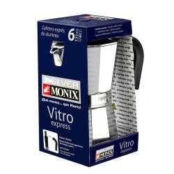 Italiensk Kaffepanna Monix Braisogona_M620006 Silver Aluminium 6