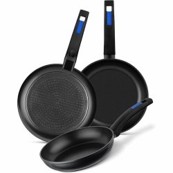 Set med stekpannor Monix M811200 Svart Bakelit Smitt aluminium 3