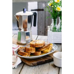 Italiensk Kaffepanna Monix M860009 Silver Aluminium
