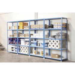 Bokhylla Simon Rack Simonclick 5/400 Metall 180 x 90 x 40 cm 5 H