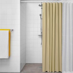 Duschdraperi Exma Beige PVC 180 x 180 cm
