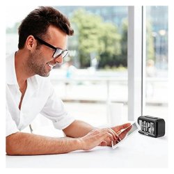 V�ckarklocka ELBE RD-668 Svart 4,4"