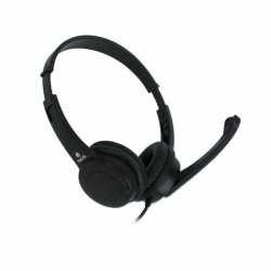 Hrlurar med Mikrofon NGS VOX505 USB Svart 32 Ohm