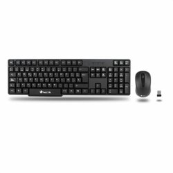 Tangentbord och Mus NGS NGS-KEYBOARD-0358 Svart QWERTY Qwerty US
