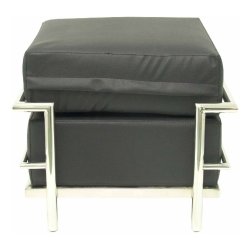 Fotpall Piqueras y Crespo 57PSPNE Svart Lderimitation